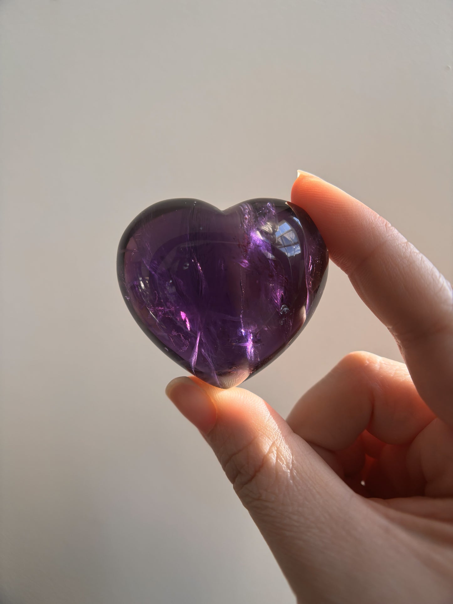 Uruguayan Amethyst Heart 70g