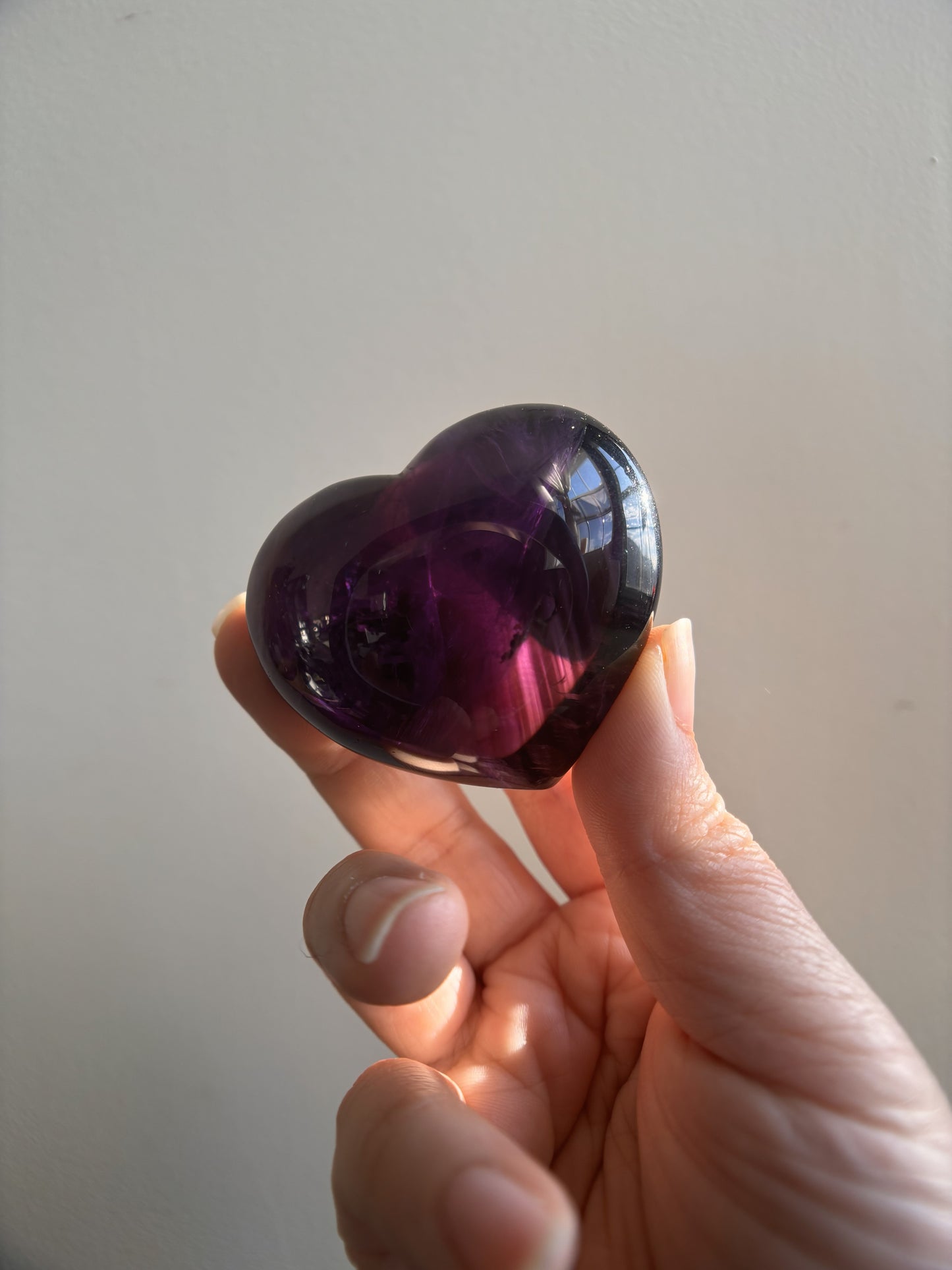 Uruguayan Amethyst Heart 90g