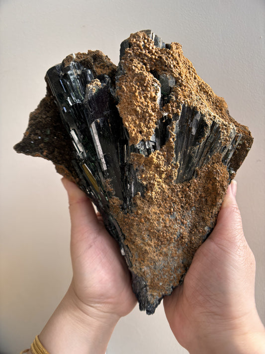 Vivianite Cluster with Ludlamite 1.65kg (3.65lbs)