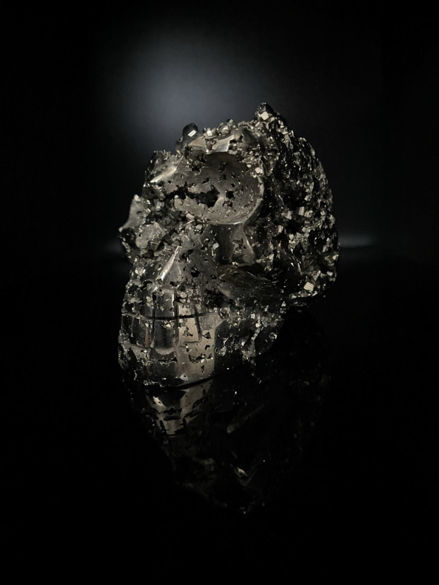 Peruvian Pyrite Skull 1kg (2.3lbs)