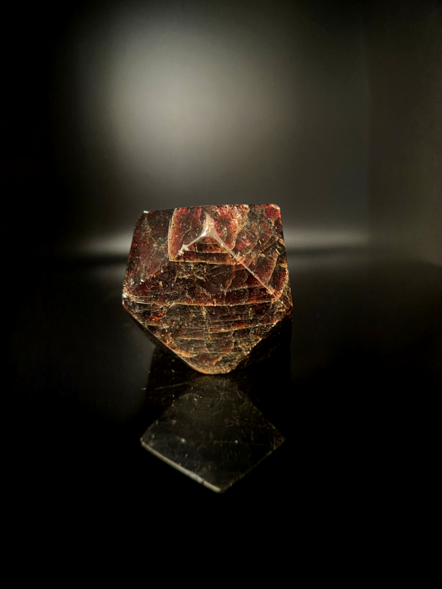 Almandine Garnet Dodecahedron 152.2g