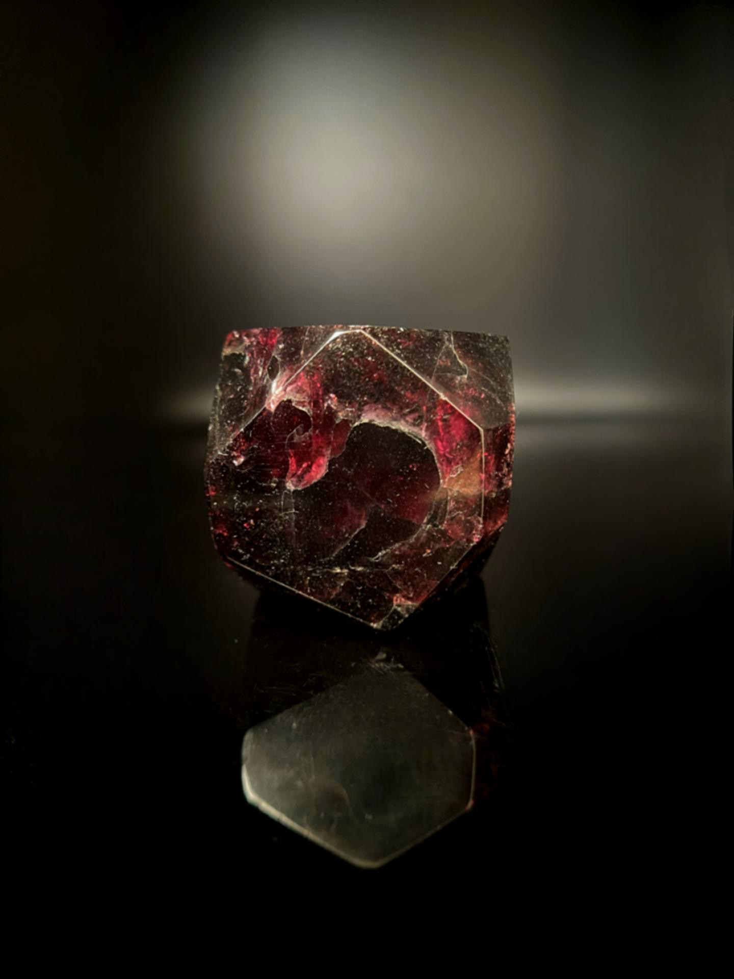 Almandine Garnet Dodecahedron 185.1g