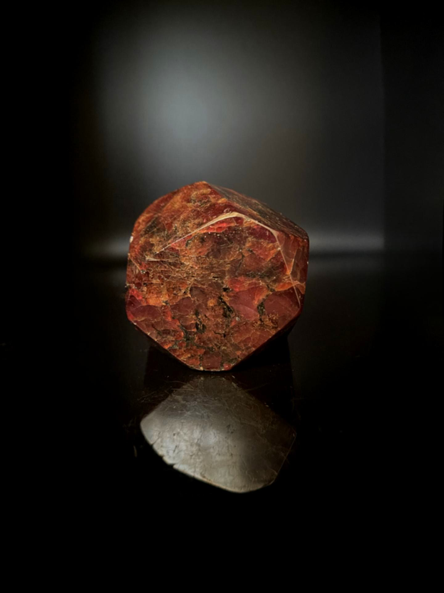 Almandine Garnet Dodecahedron 225.7g