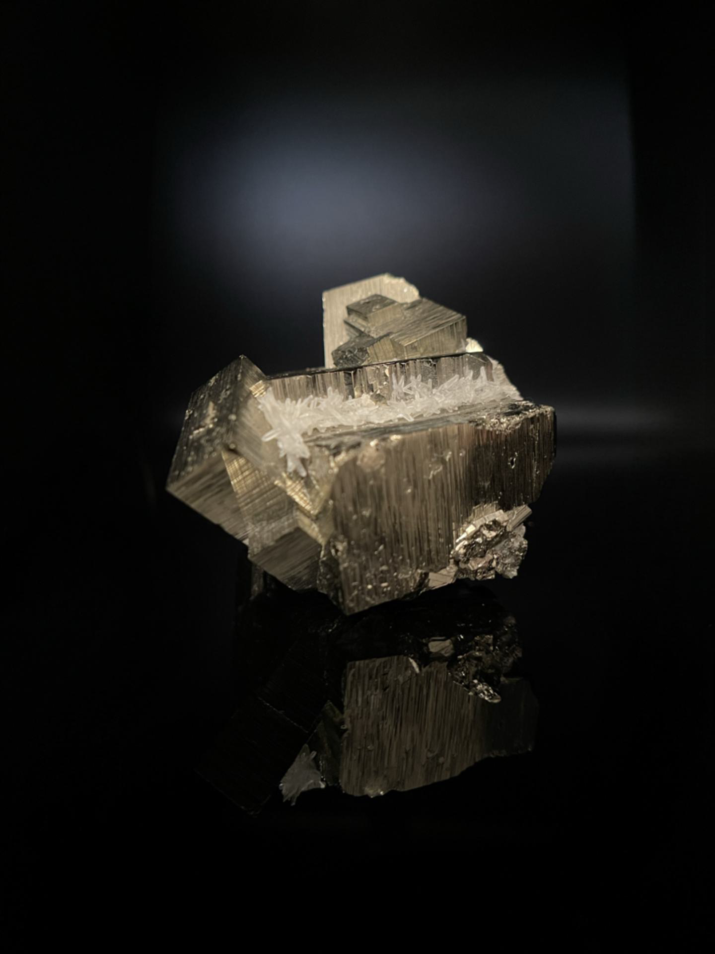 High-Grade Peruvian Pyrite with Quartz 261g