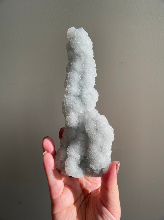 Chalcedony Stalactite and Apophyllite 321.2g