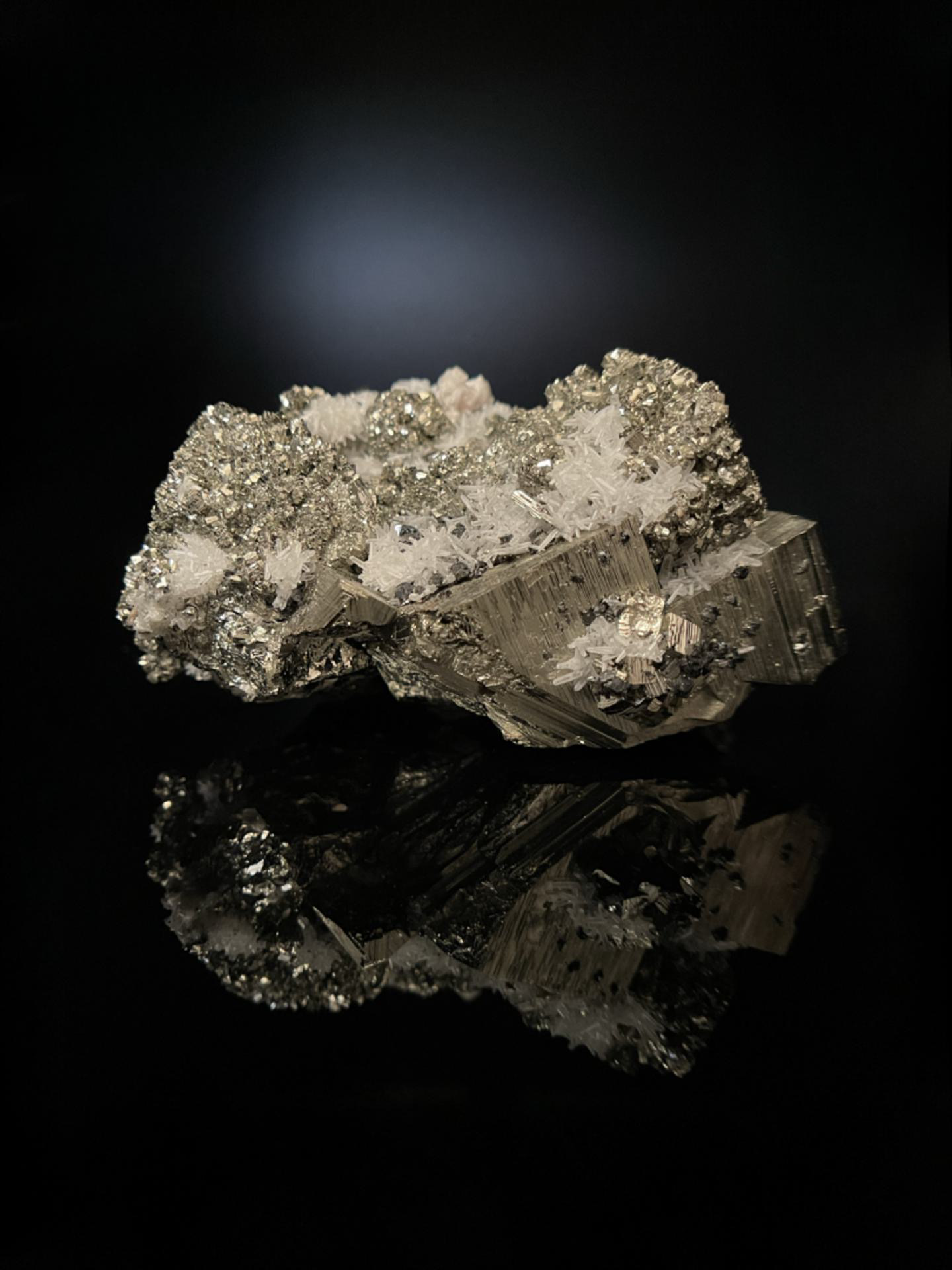 High-Grade Peruvian Pyrite with Quartz 758g