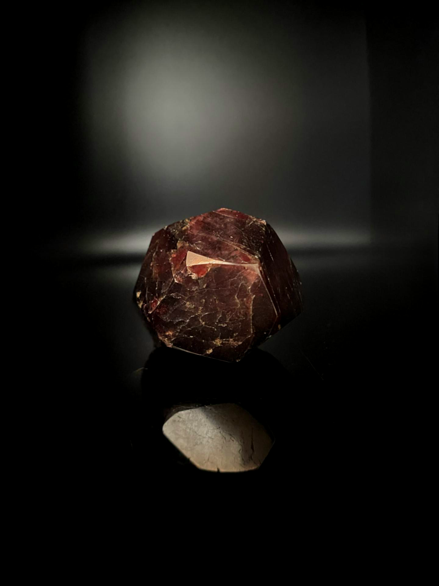 Almandine Garnet Dodecahedron 117.2g