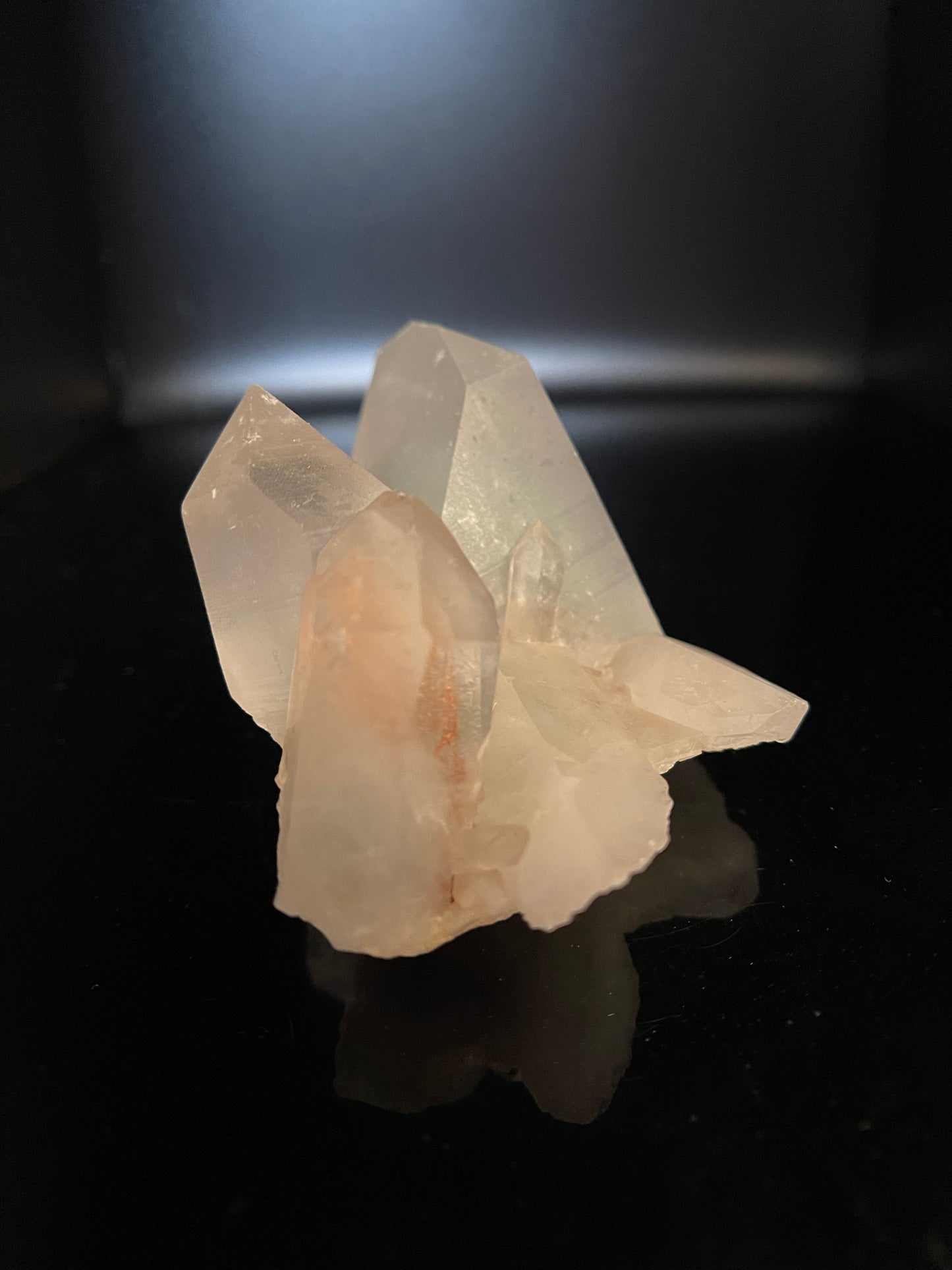 White Himalayan Quartz with Green Phantom 155g