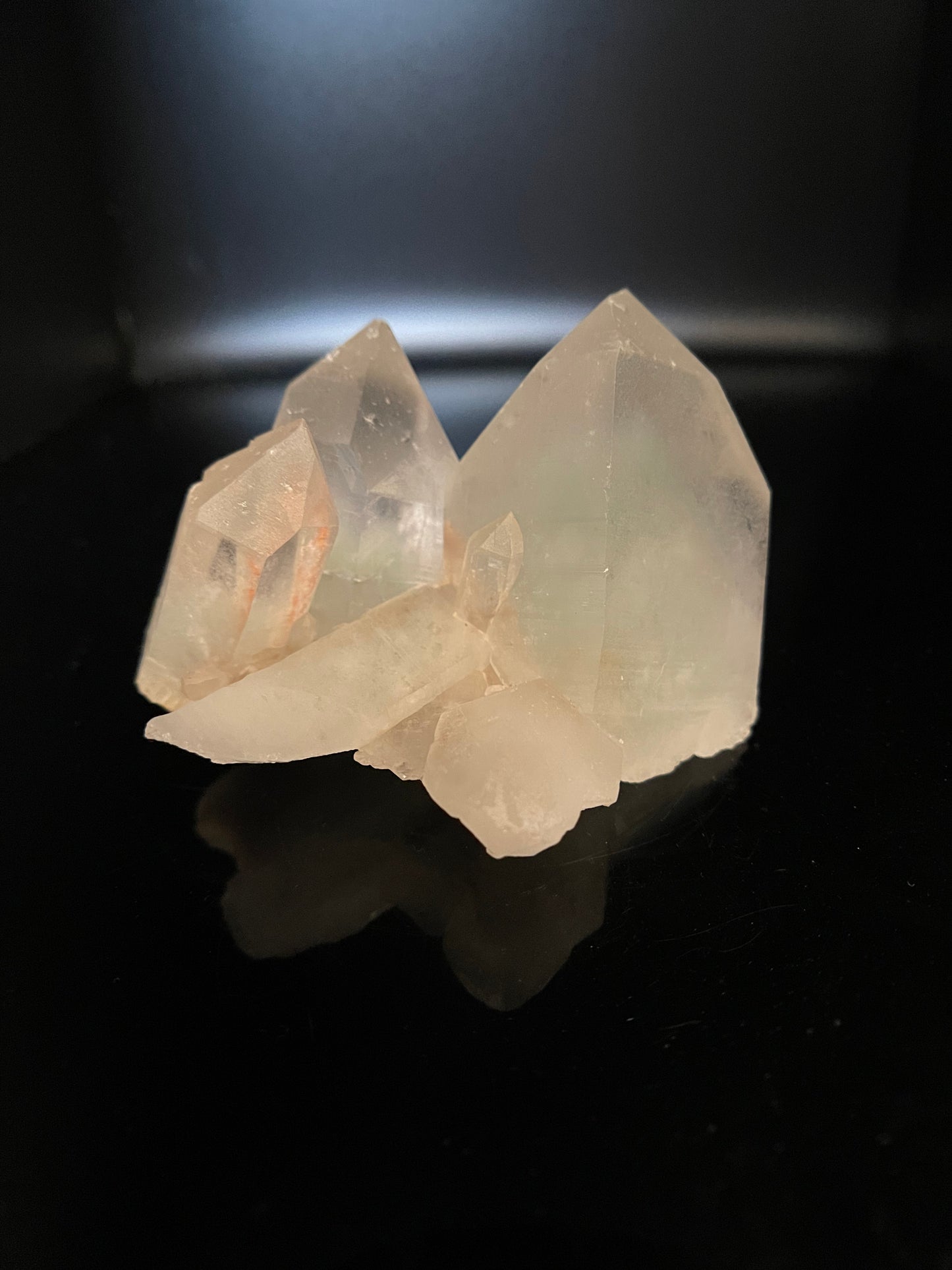 White Himalayan Quartz with Green Phantom 155g