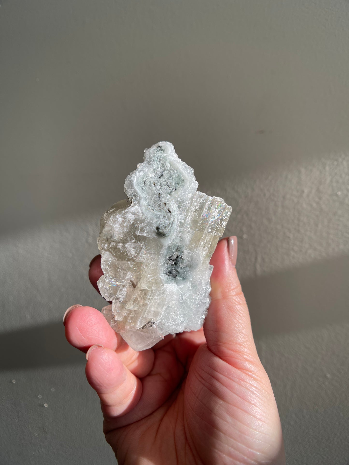 Chalcedony Stalactite and Apophyllite 111.4g