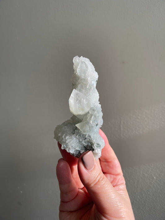 Chalcedony Stalactite and Apophyllite 98.2g