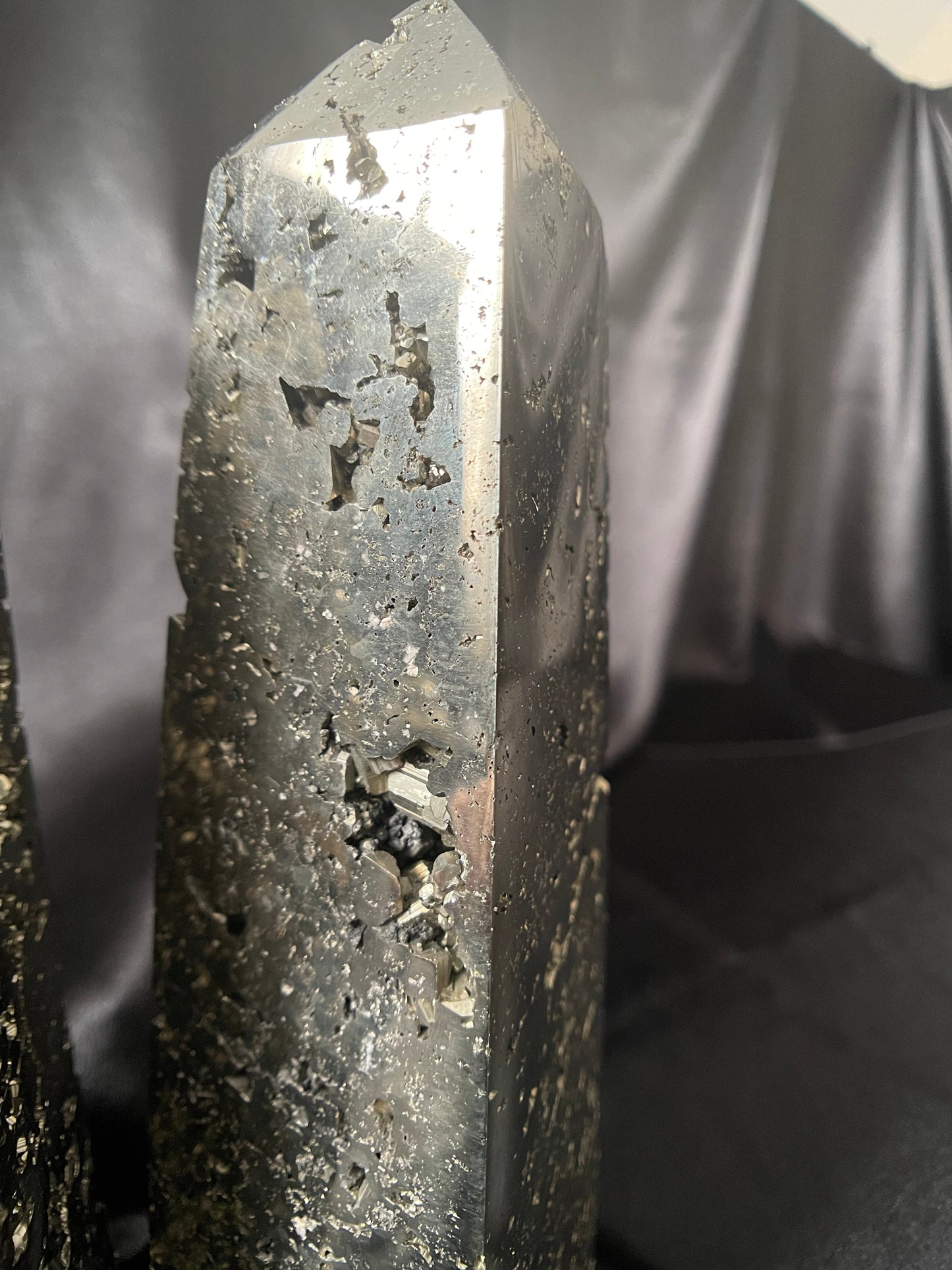 Peruvian Pyrite Obelisk 2.6kg (5.7lbs)