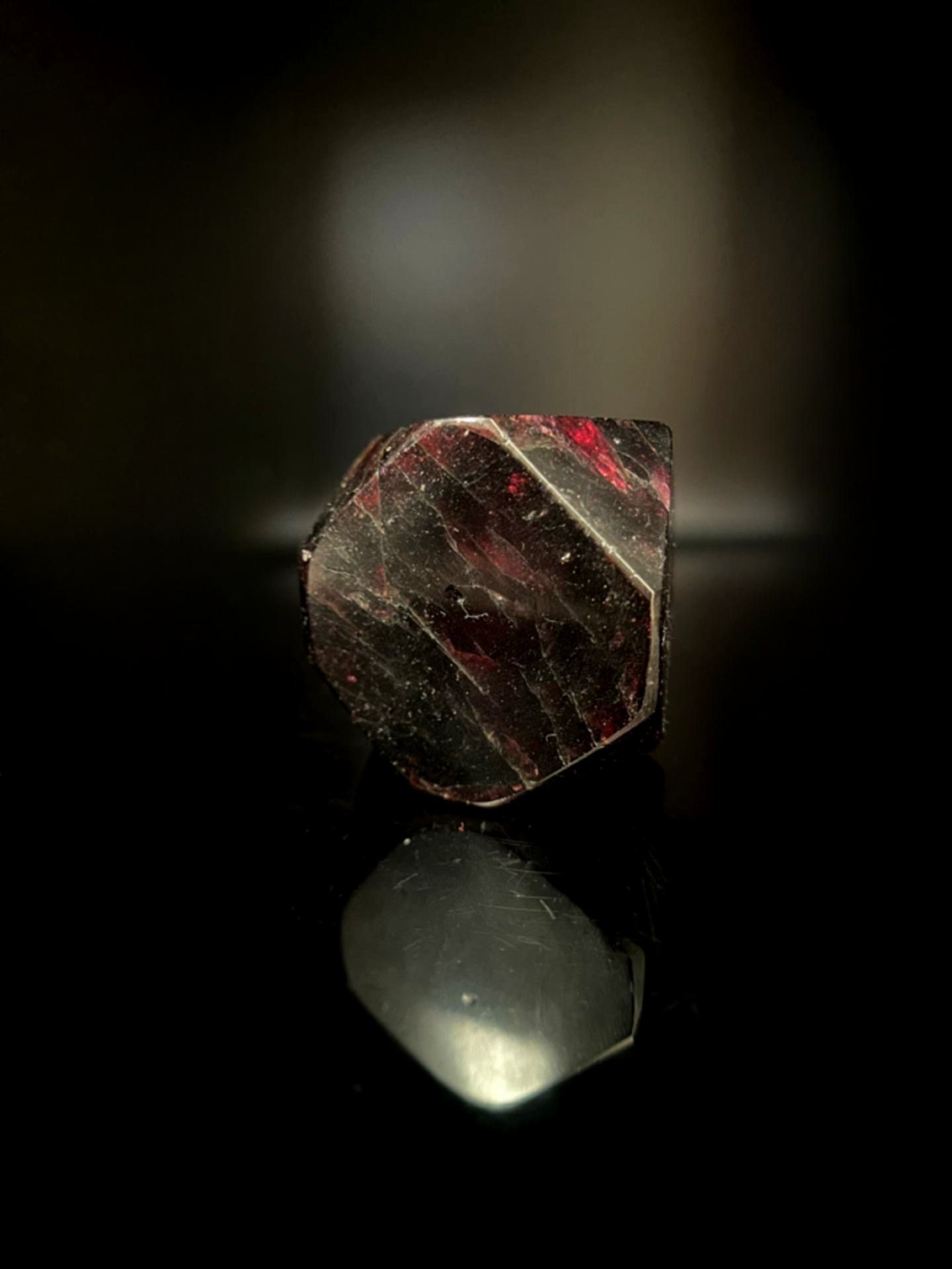 Almandine Garnet Dodecahedron 185.1g