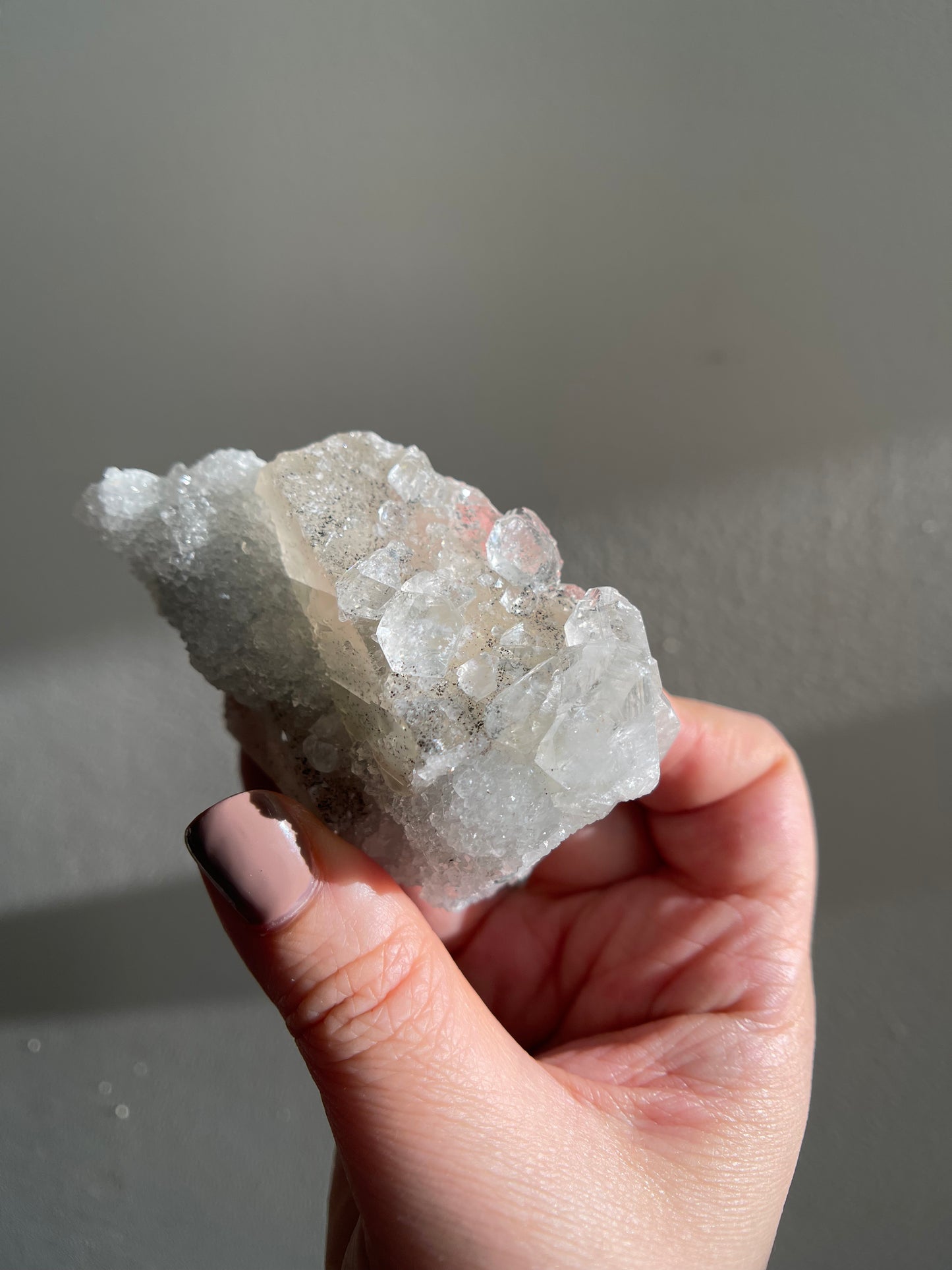 Chalcedony Stalactite and Apophyllite 111.4g