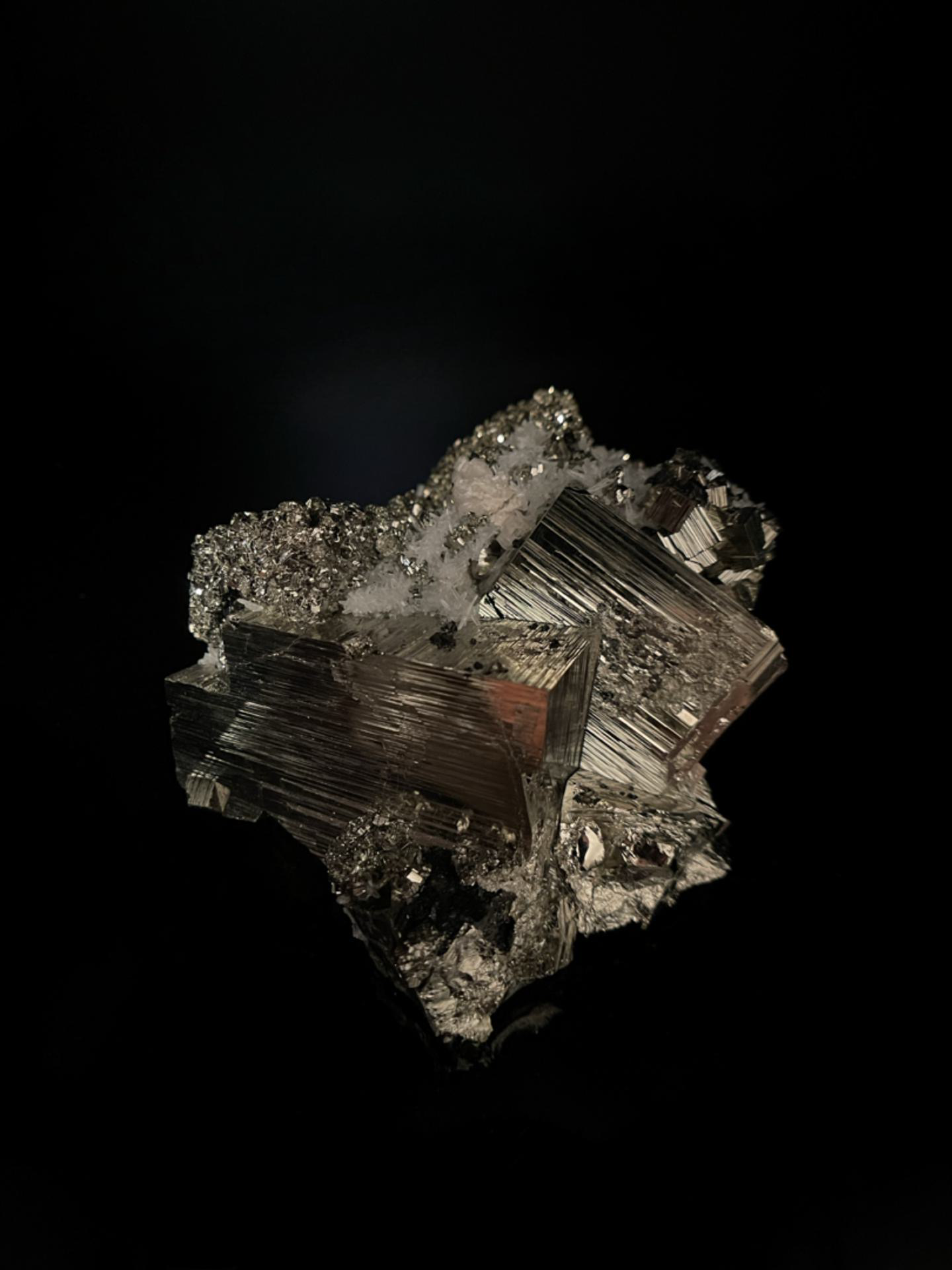 High-Grade Peruvian Pyrite with Quartz 758g