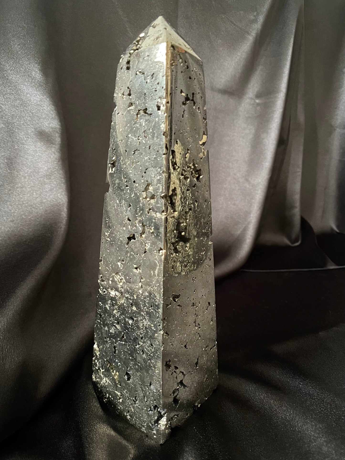 Peruvian Pyrite Obelisk 2.6kg (5.7lbs)