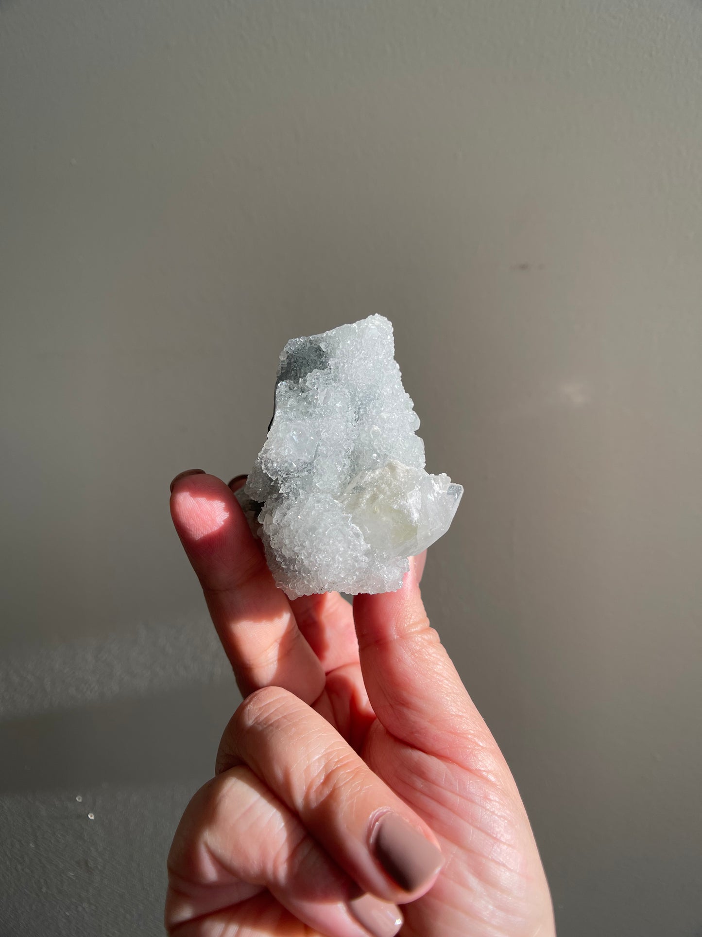 Chalcedony Stalactite and Apophyllite 112.8g