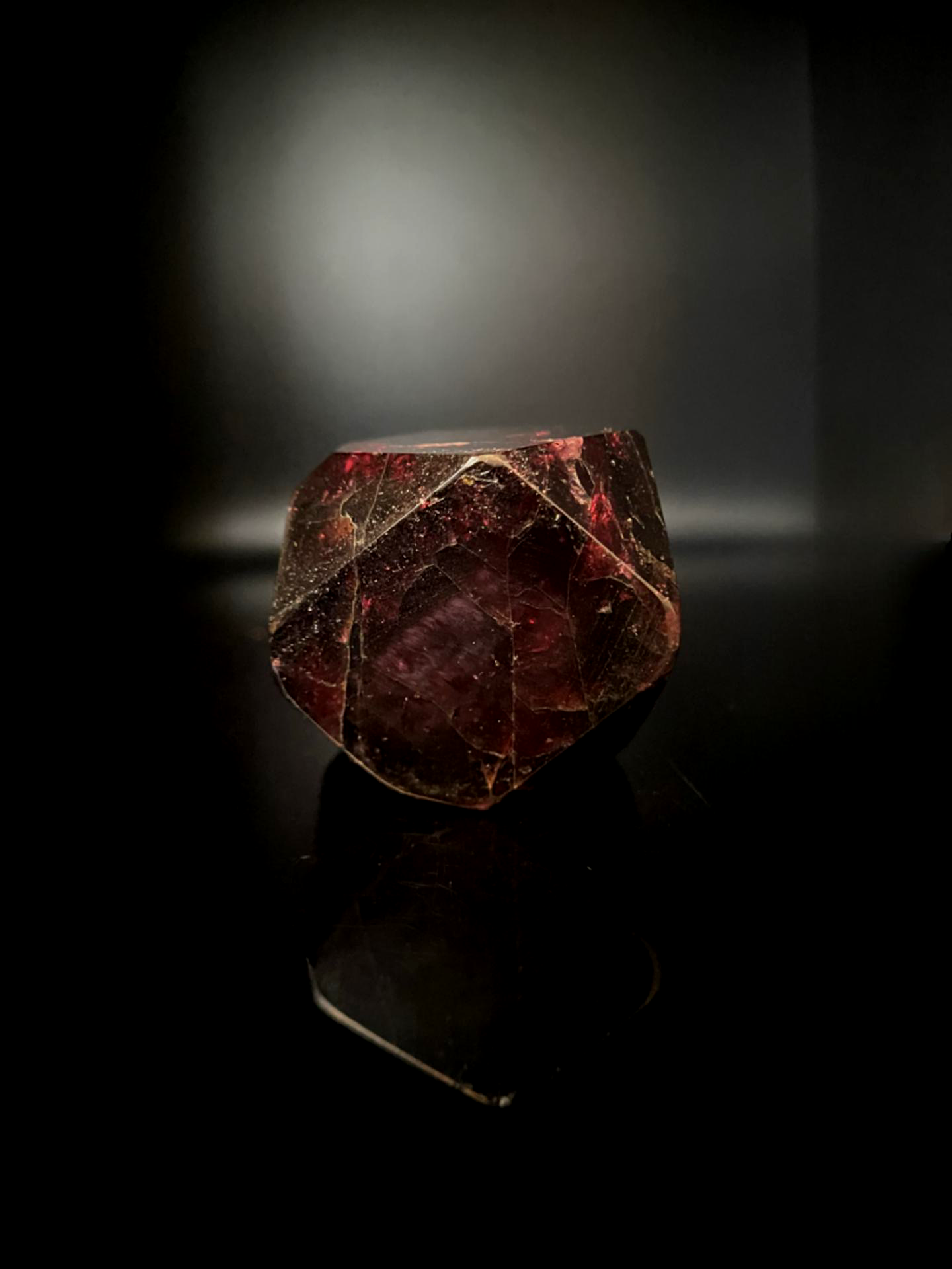 Almandine Garnet Dodecahedron 185.1g