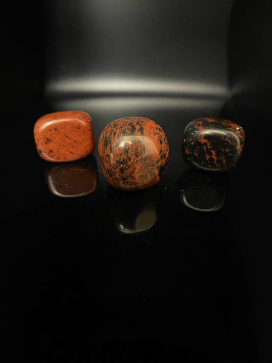 Mahogany Obsidian Tumbles