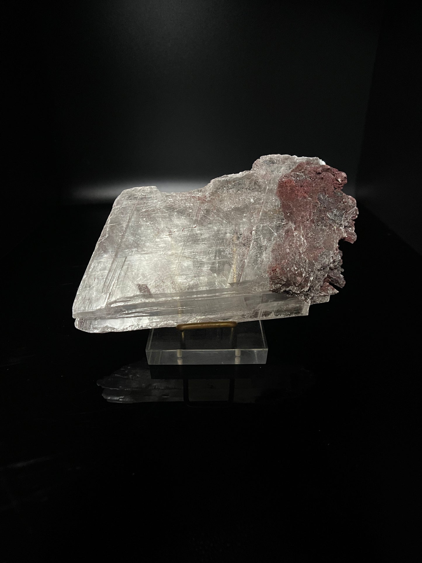 Selenite with Hematite 182.9g