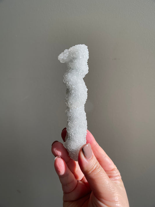 Chalcedony Stalactite and Apophyllite 105.6g