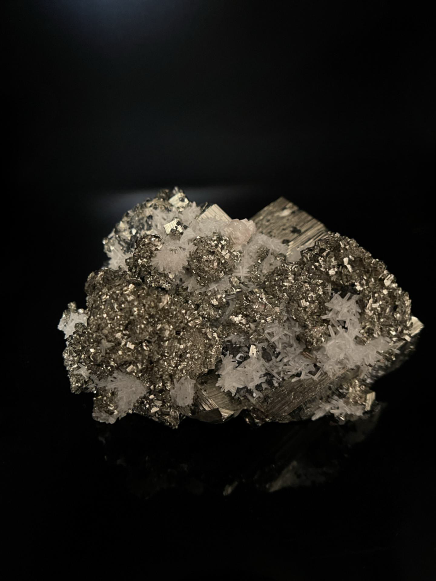 High-Grade Peruvian Pyrite with Quartz 758g