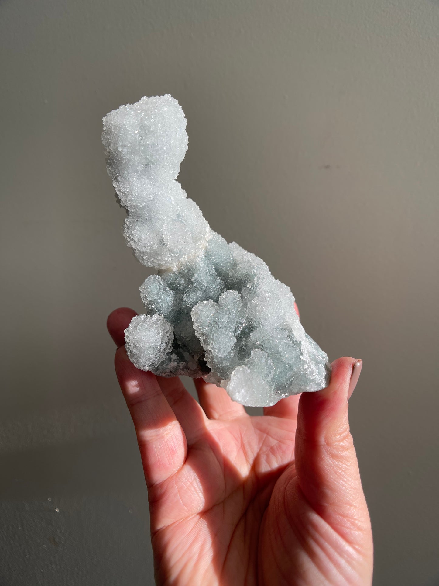 Chalcedony Stalactite and Apophyllite 314g