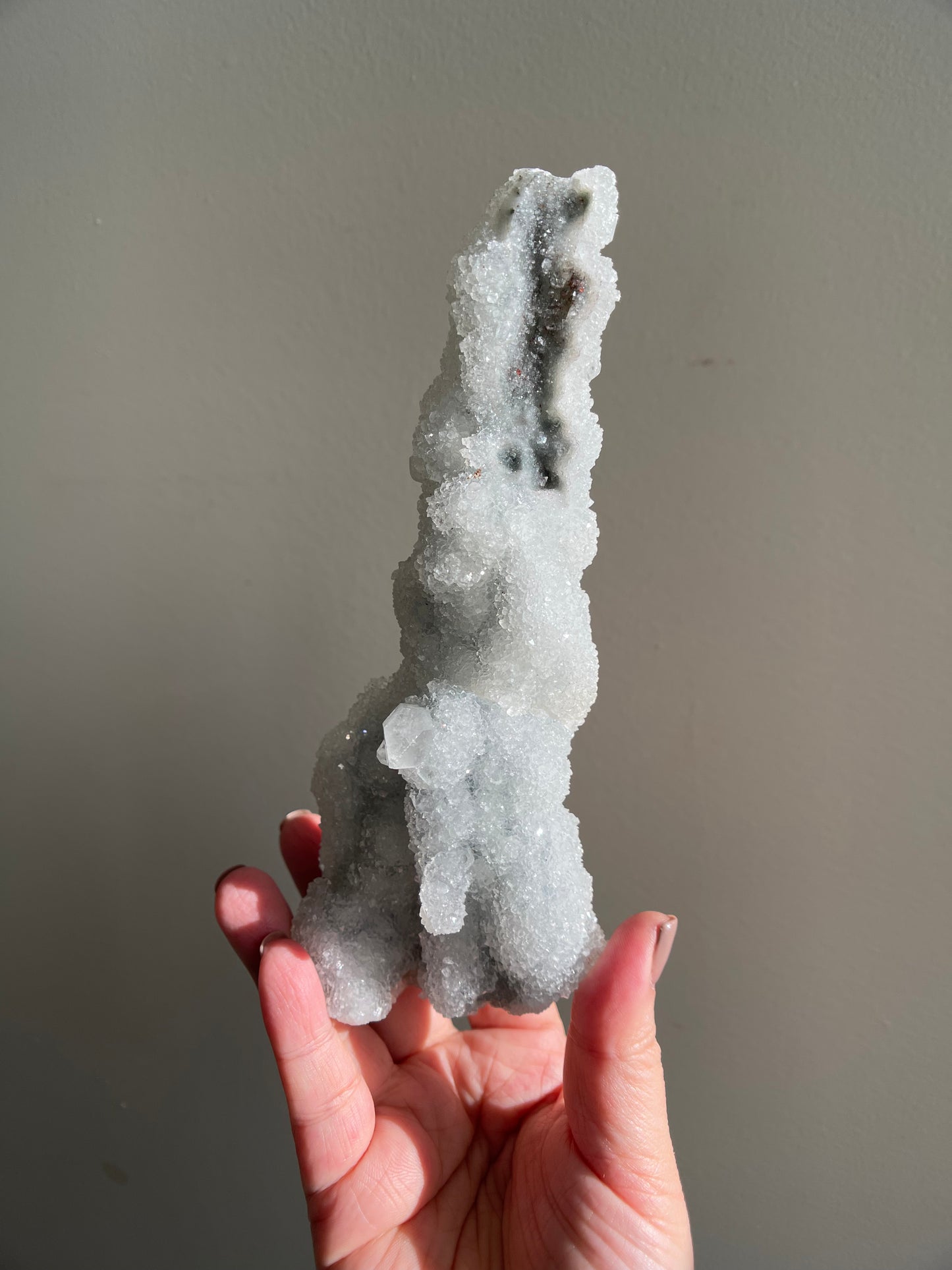 Chalcedony Stalactite and Apophyllite 321.2g